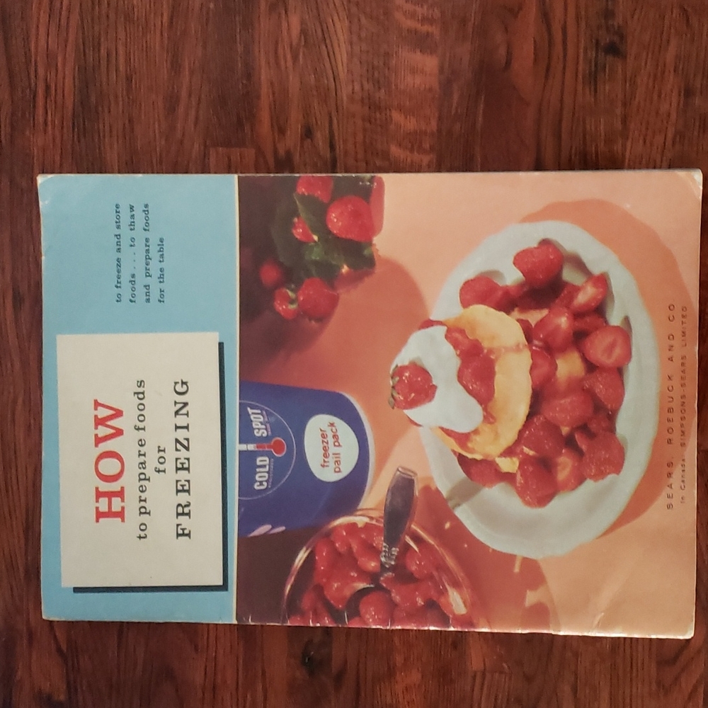 Vintage Sears How To Prepare Foods For Freezing